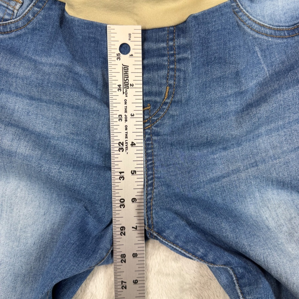 Bella Vida Maternity Skinny Jeans Medium Wash Full Belly Panel Size M RN112642 - Picture 2 of 10